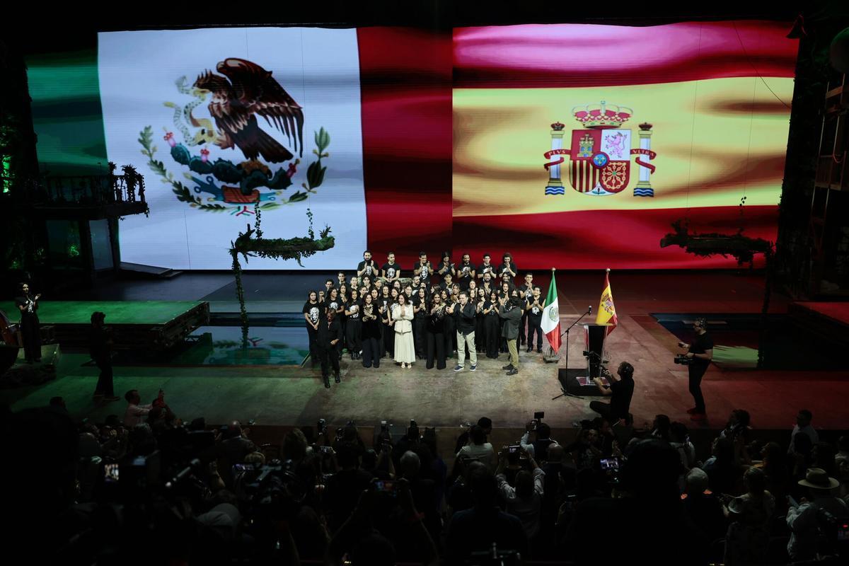 Acto ‘Celebración por la Evangelización y el Mestizaje en México: Malinche y Cortés’ en Ciudad de México.