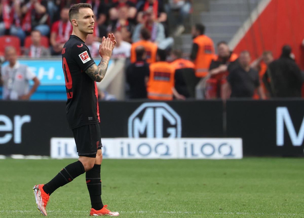 Grimaldo, jugador del Leverkusen