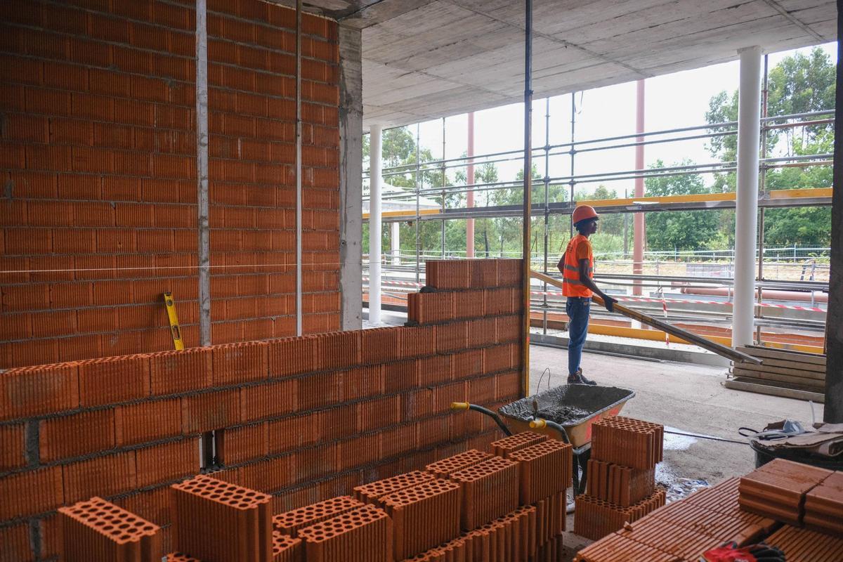 Las obras del nuevo CEIP de O Milladoiro