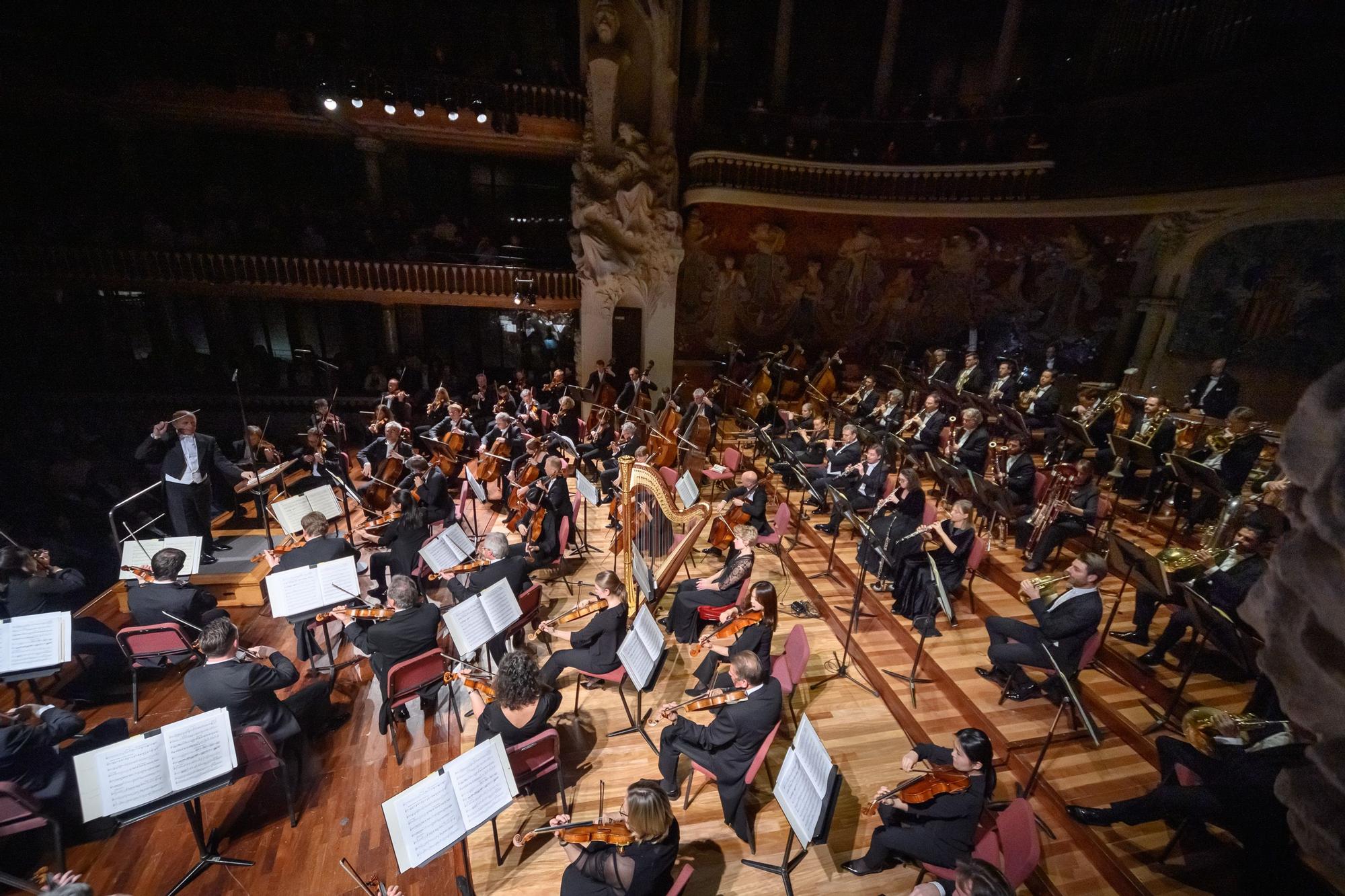 Un instante del concierto en el Palau de la Música.