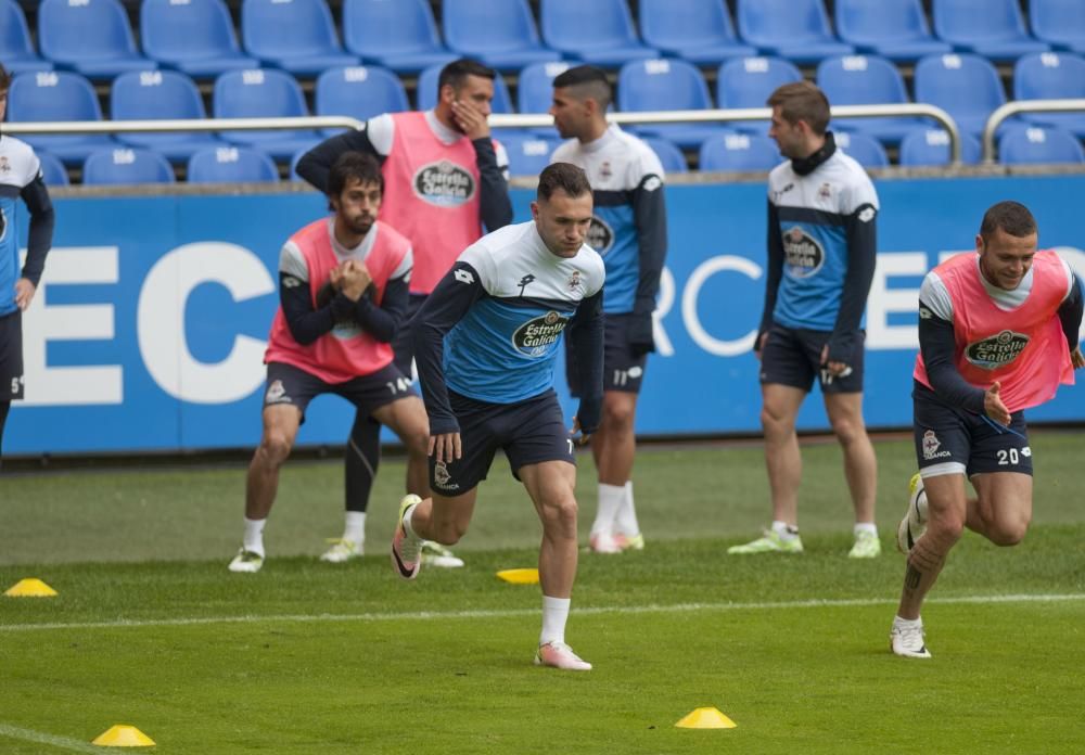 Entrenamiento y lista del Deportivo