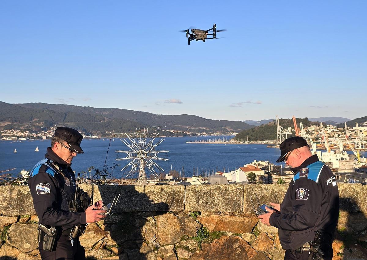 Los drones de la Policía Local de Vigo