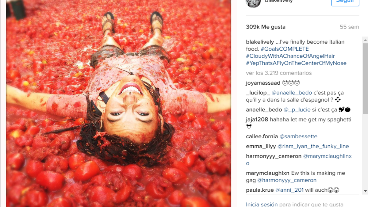 Cuando vino a la tomatina