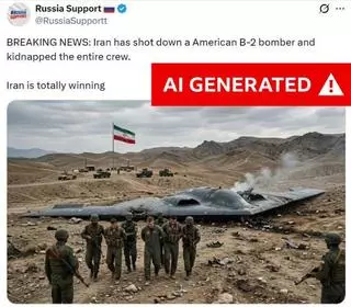 La IA dispara la desinformación sobre la guerra en Irán e invita a dudar de todo