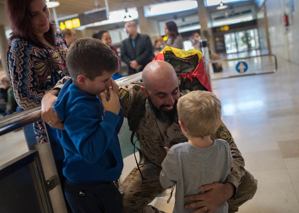 Regreso de militares en misión en Irak