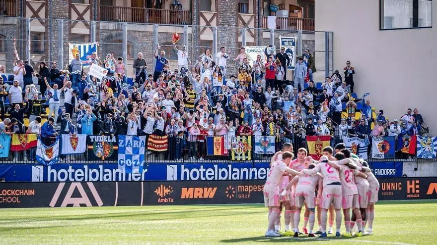 Resumen, goles y highlights del FC Andorra 2 - 1 Real Zaragoza de la jornada 27 de LaLiga Hypermotion