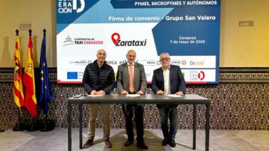 Grupo San Valero, Zarataxi y la Cooperativa del Taxi de Zaragoza impulsan la excelencia del sector con un ambicioso plan de formación en Transformación Digital