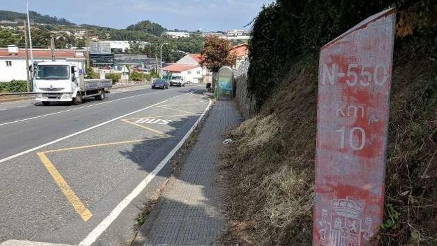 Obras a dos velocidades en la N-550