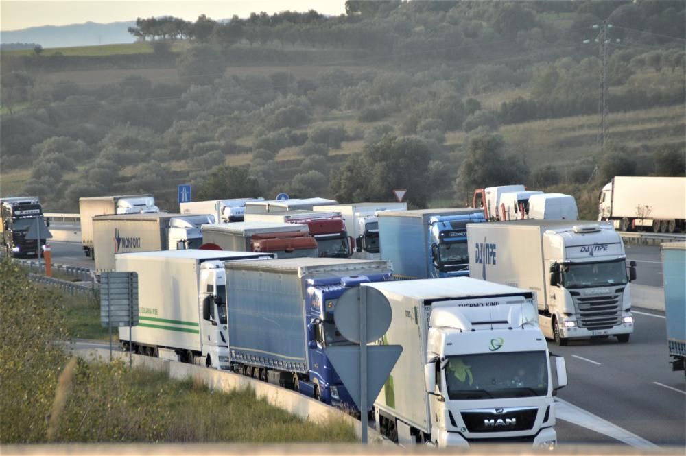 Col·lapse de trànsit per la vaga a França