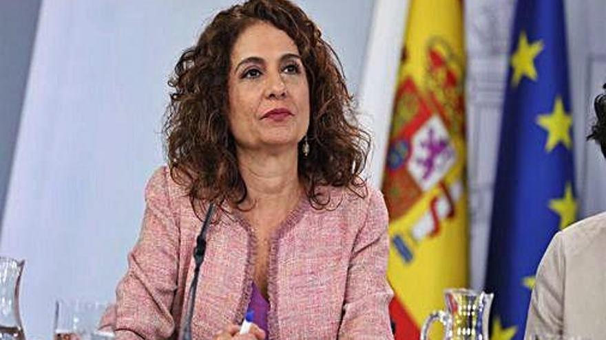 La ministra d&#039;Hisenda, María Jesús Montero, en una imatge d&#039;arxiu.