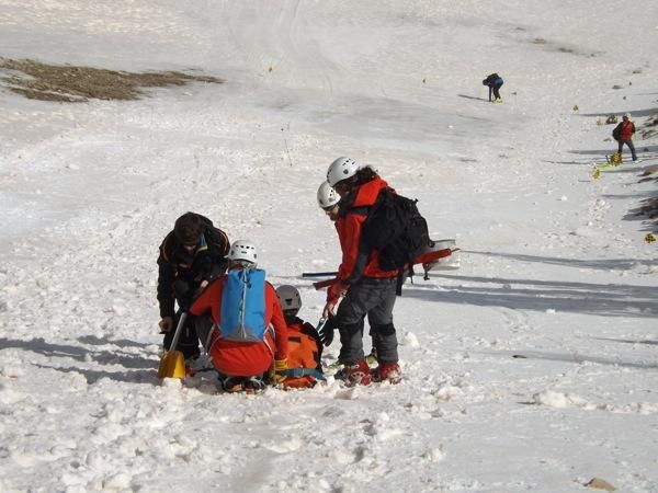 Simulacre de rescat a Vallter