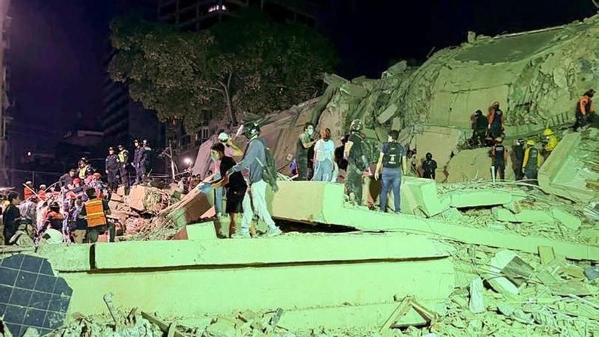 Imagen de archivo del terremoto de la semana pasada.