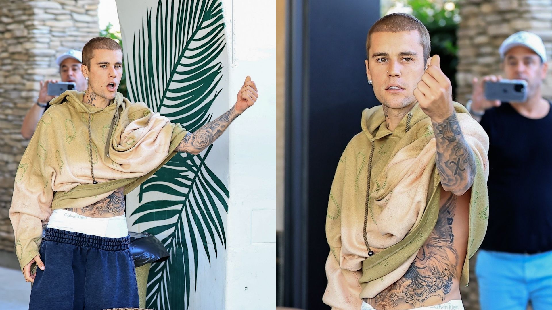 Justin Bieber estalla contra un grupo de paparazzi en Palm Springs