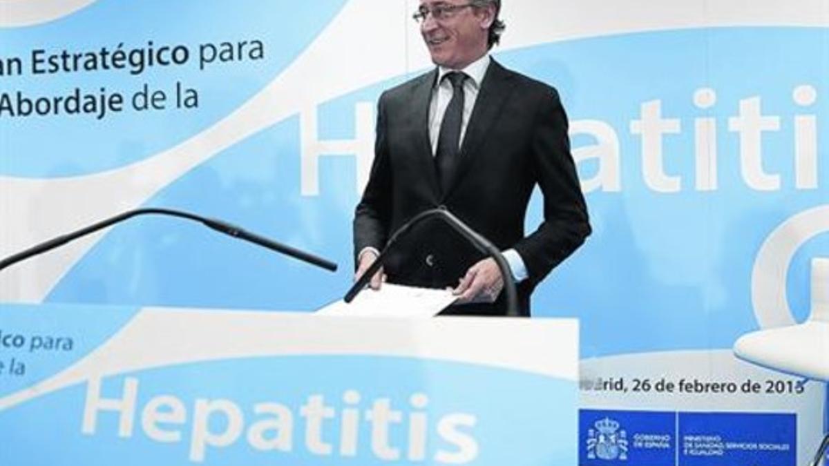 El ministro de Sanidad, Alfonso Alonso.