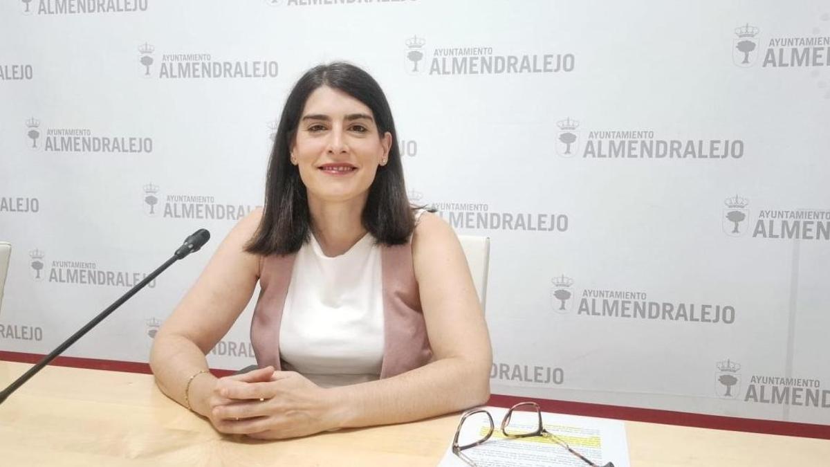 Tamara Rodríguez, concejala de Festejos del Ayuntamiento de Almendralejo.
