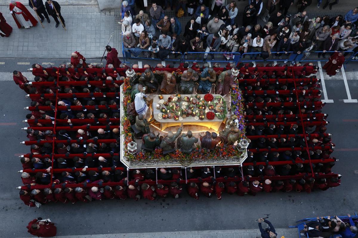 Semana Santa en Alicante 2026: Procesión de la Hermandad de la Santa Cena en el Jueves Santo