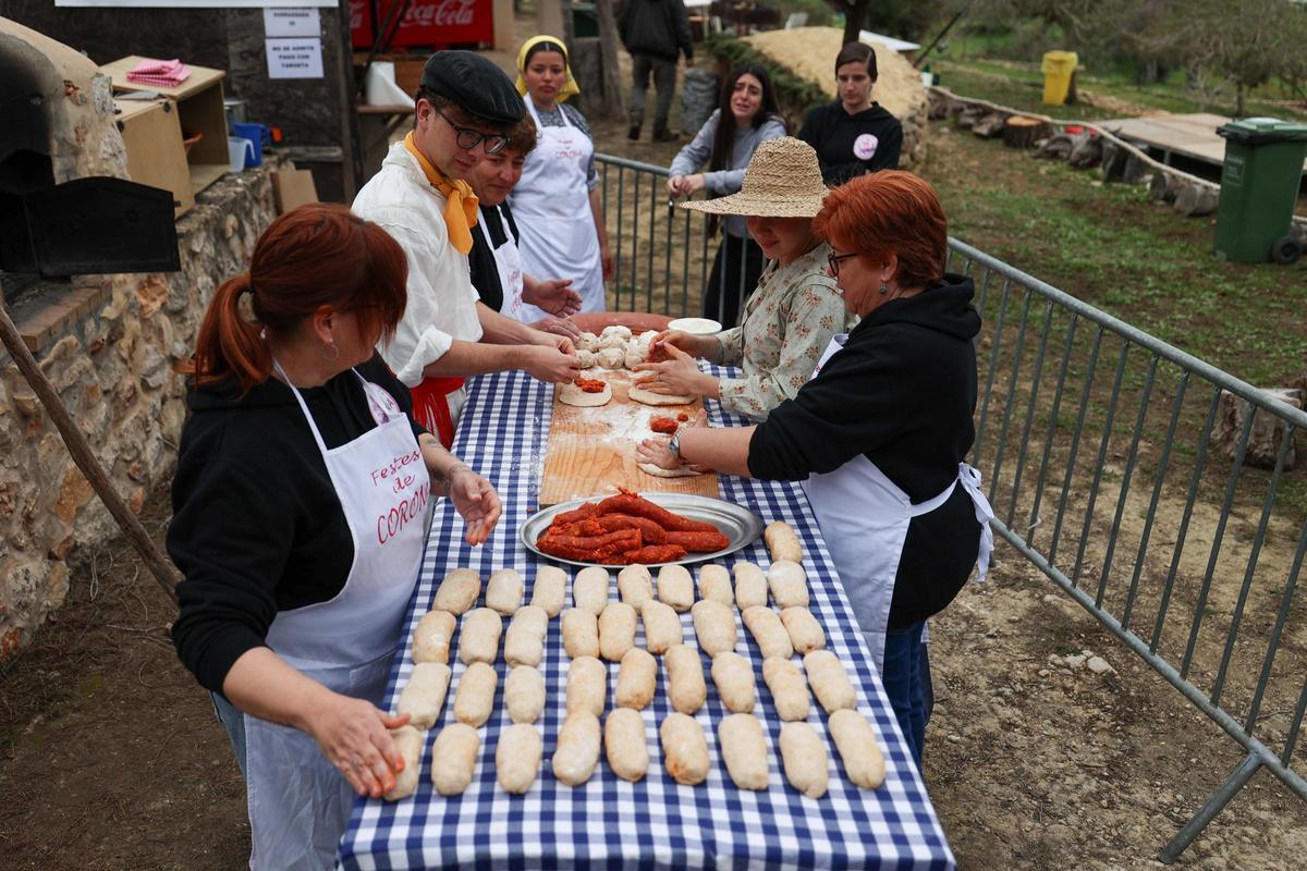 Elaboración de panes con sobrasada