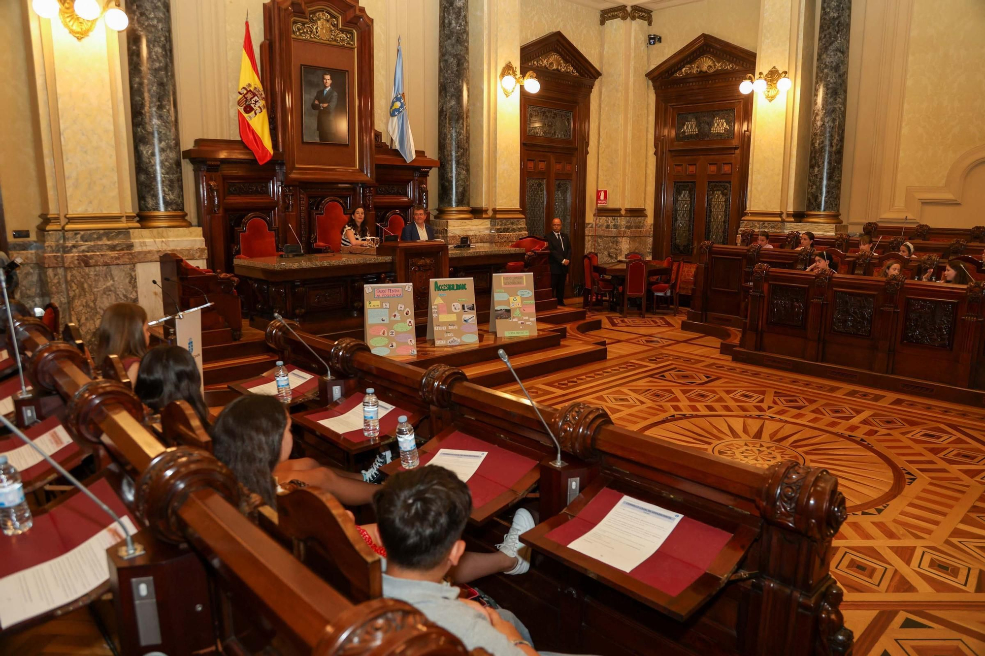 Pleno infantil en María Pita