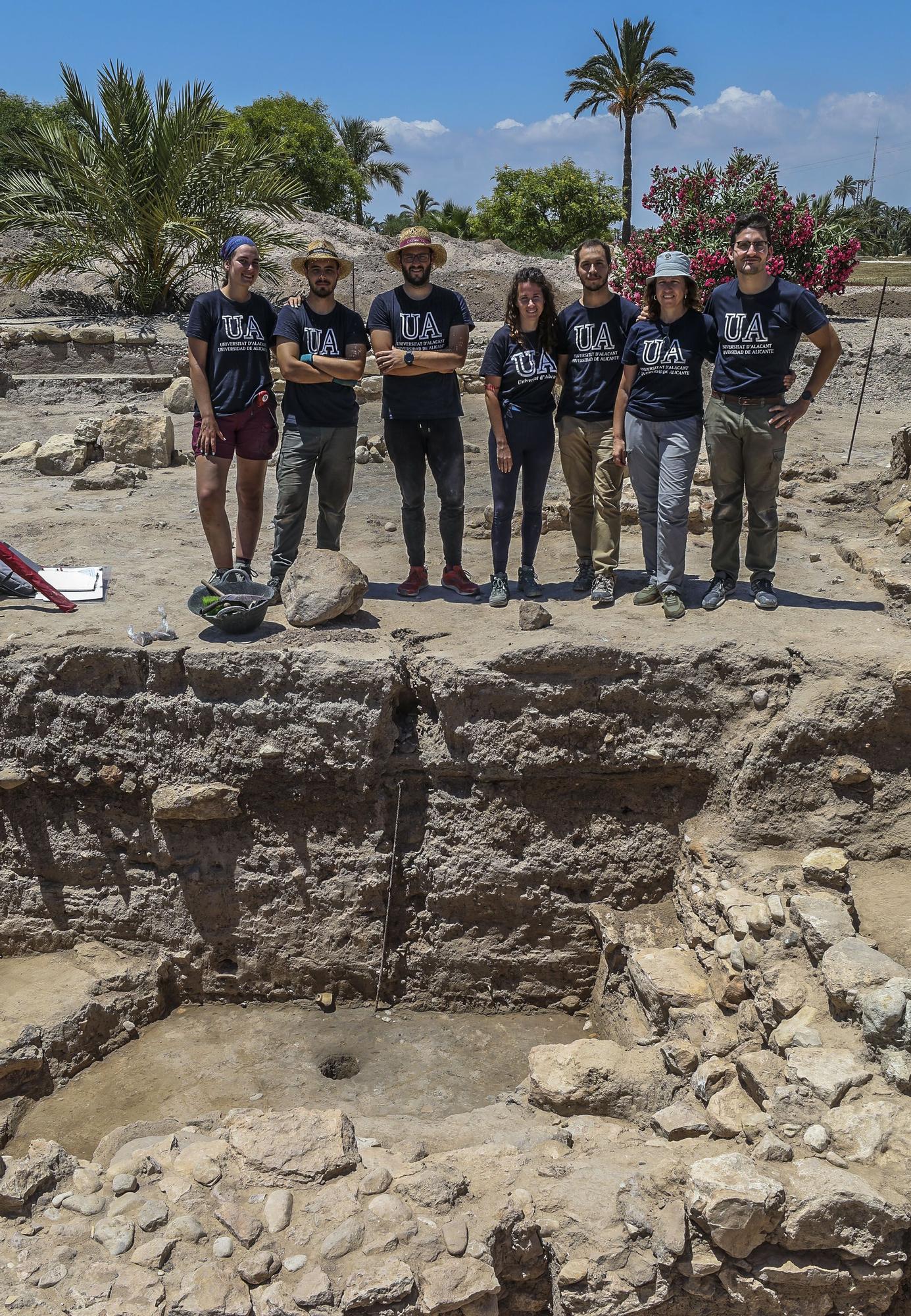 Primeras casas íberas halladas en las excavaciones en el yacimiento de La Alcudia en Elche