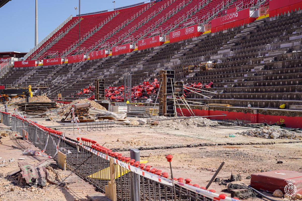 Real Mallorca: así evoluciona la reforma de Son Moix