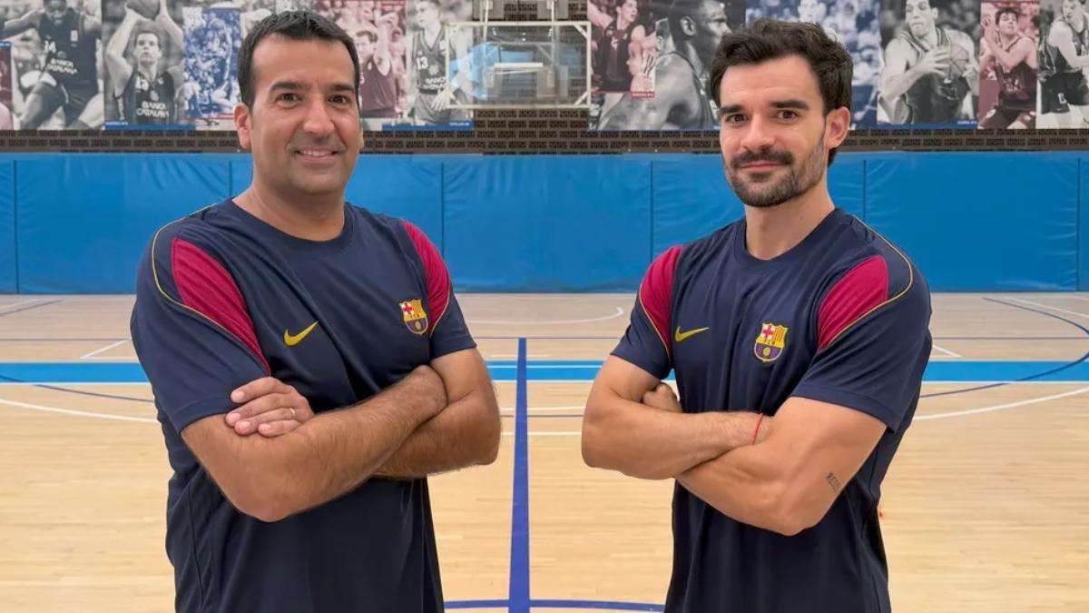 Juan Carlos López y Ferran Plaza, juntos en la Ciutat Esportiva
