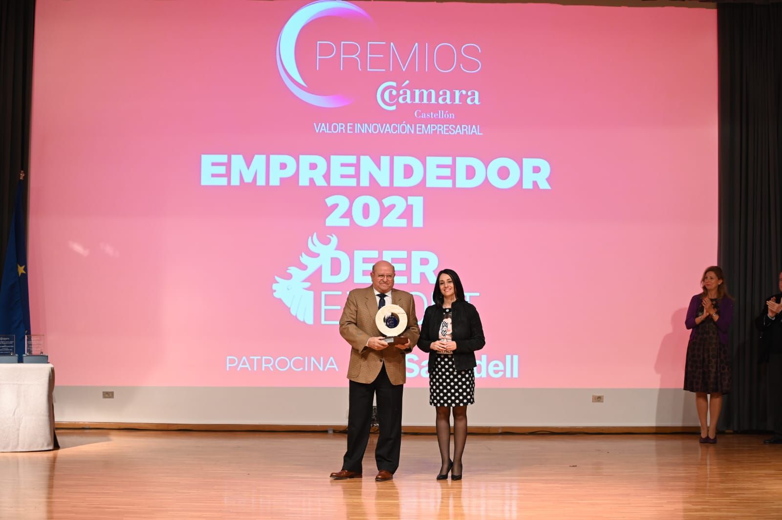 Entrega de premios en el acto de la Cámara de Comercio de Castellón