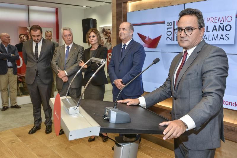 23/10/2018 LAS PALMAS DE GRAN CANARIA. Premio Pyme del año del banco Santander y La Provincia. FOTO: J. PÉREZ CURBELO  | 23/10/2018 | Fotógrafo: José Pérez Curbelo