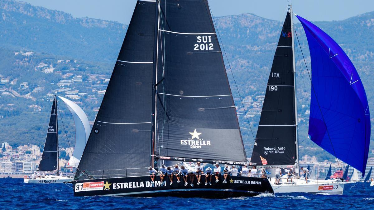 El Estrella Damm Sailing Team, durante la pasada Copa del Rey.