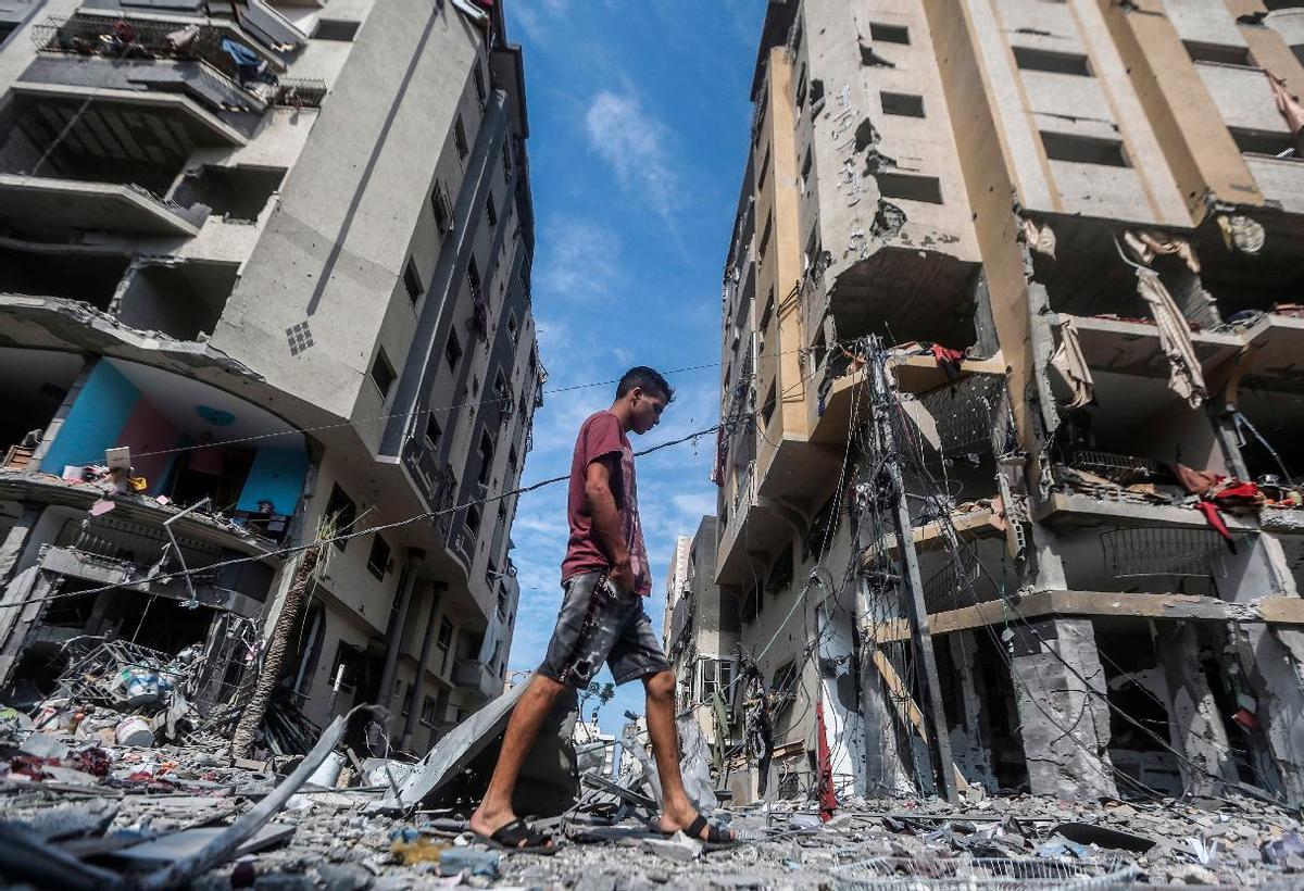 Imagen del conflicto entre Israel y Palestina