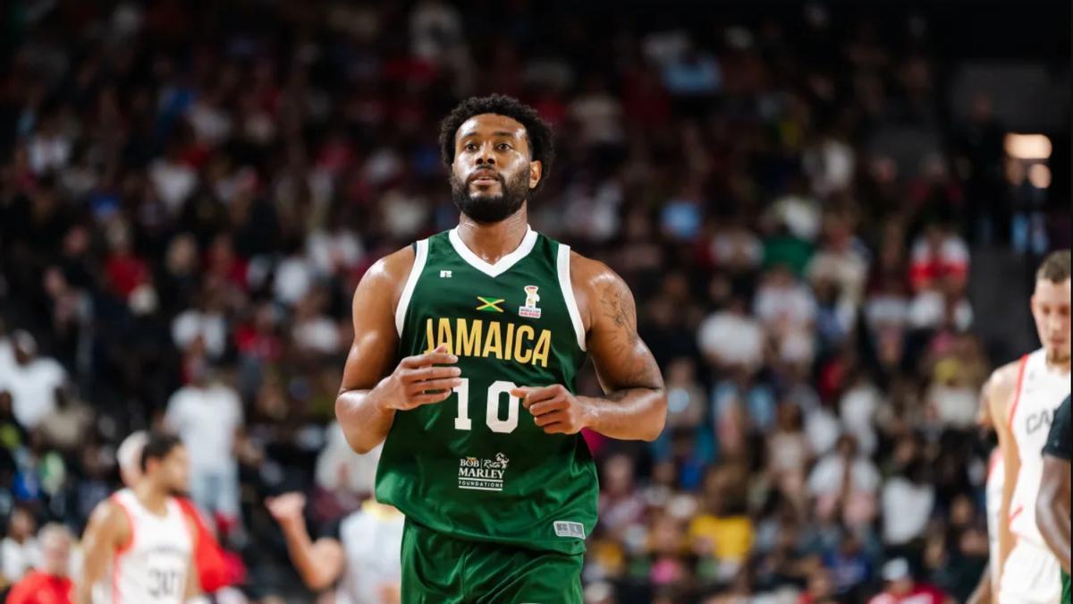 Kellier durante un encuentro con Jamaica.
