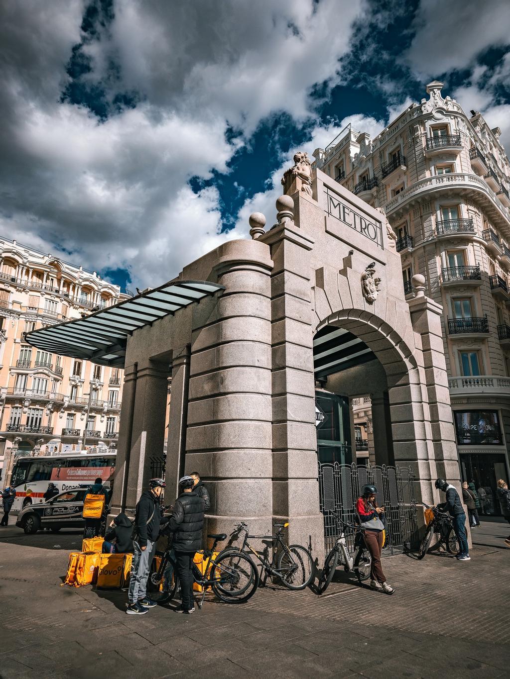 Templete del Metro de Gran Vía.