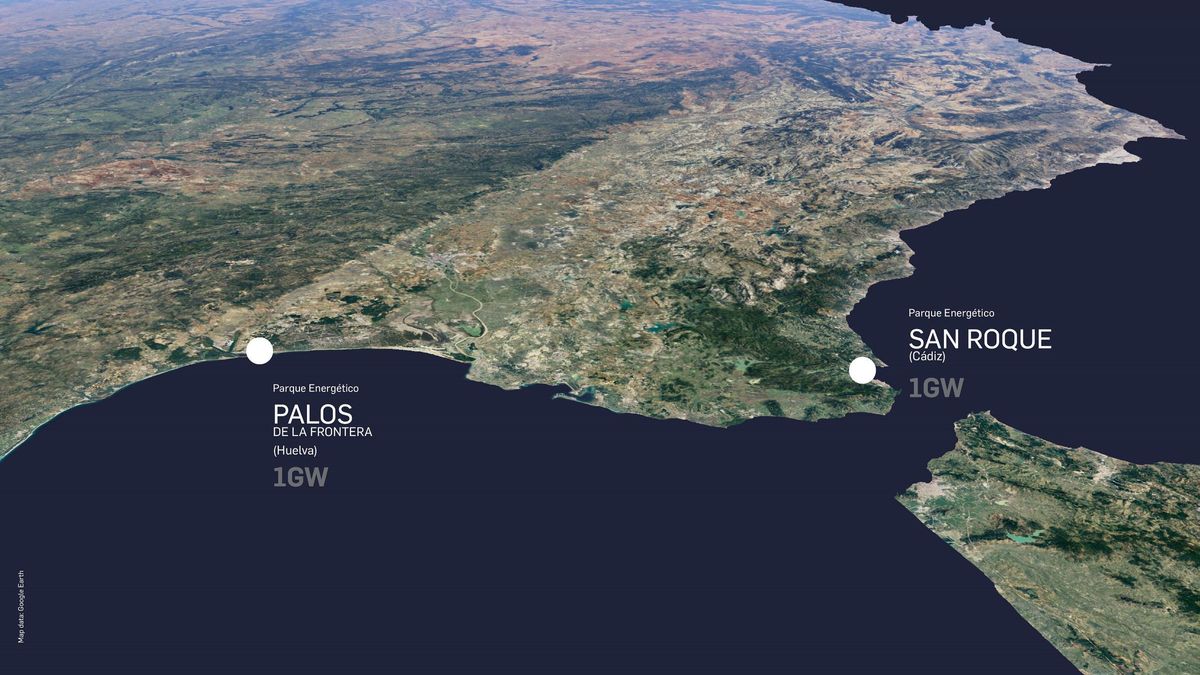 Valle Andaluz del Hidrógeno Verde de Moeve en Andalucía.