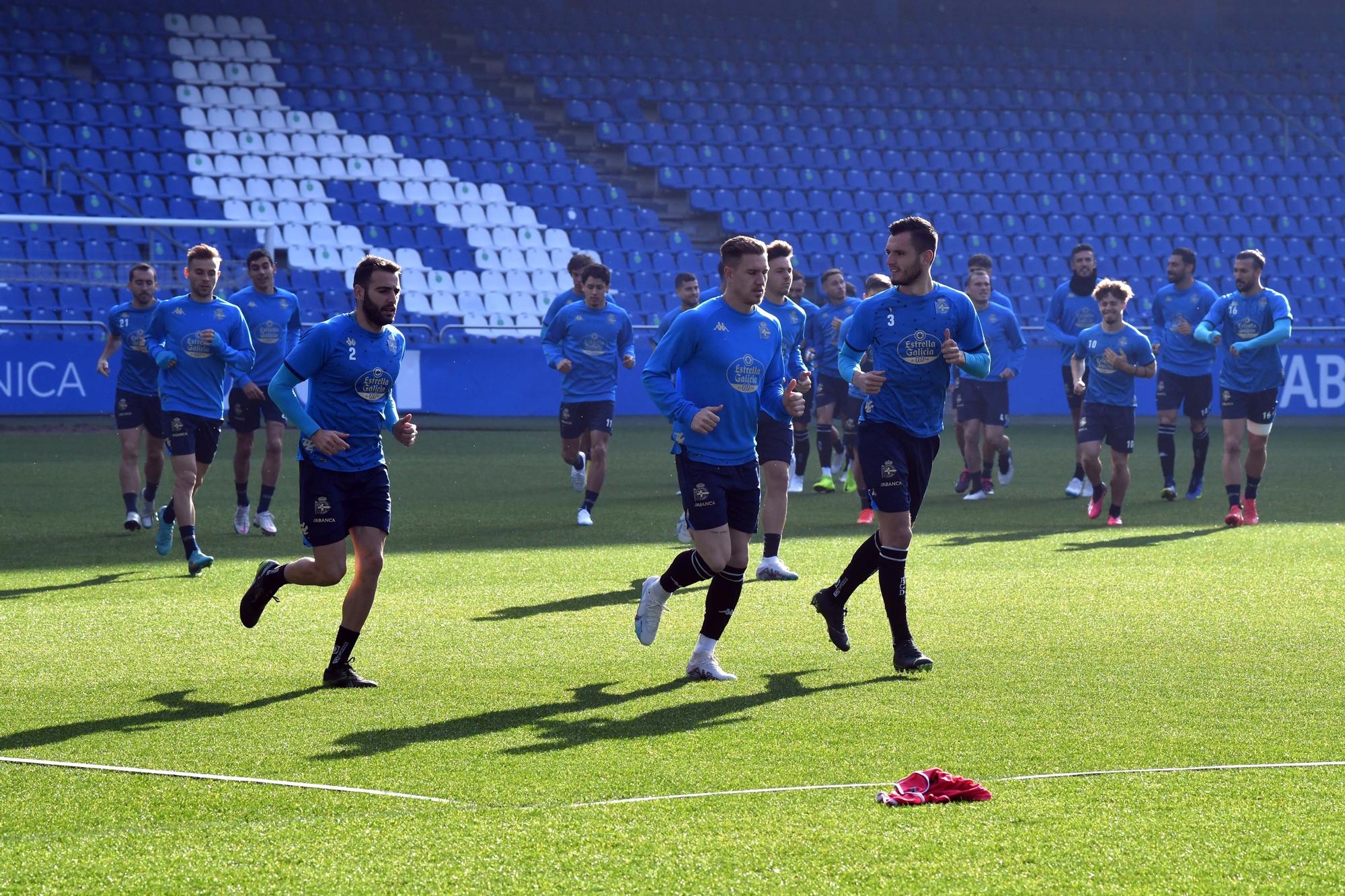 El Dépor trabaja en Riazor para buscar una victoria a domicilio en Talavera