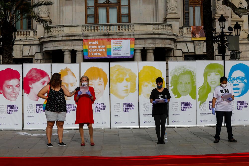 Lambda cierra en València el proyecto "Km por la diversidad y los derechos de las mujeres LTB"