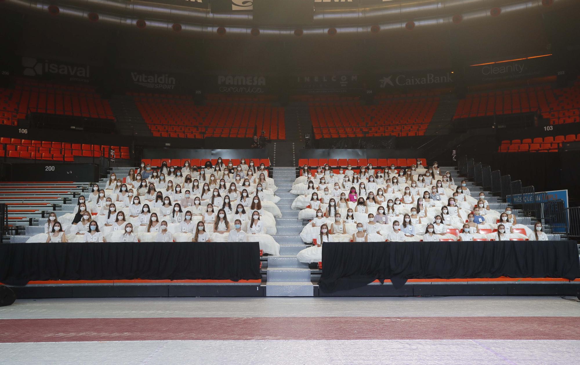 Ensayo de la elección de candidatas a falleras mayores y cortes 2022 en la Fonteta