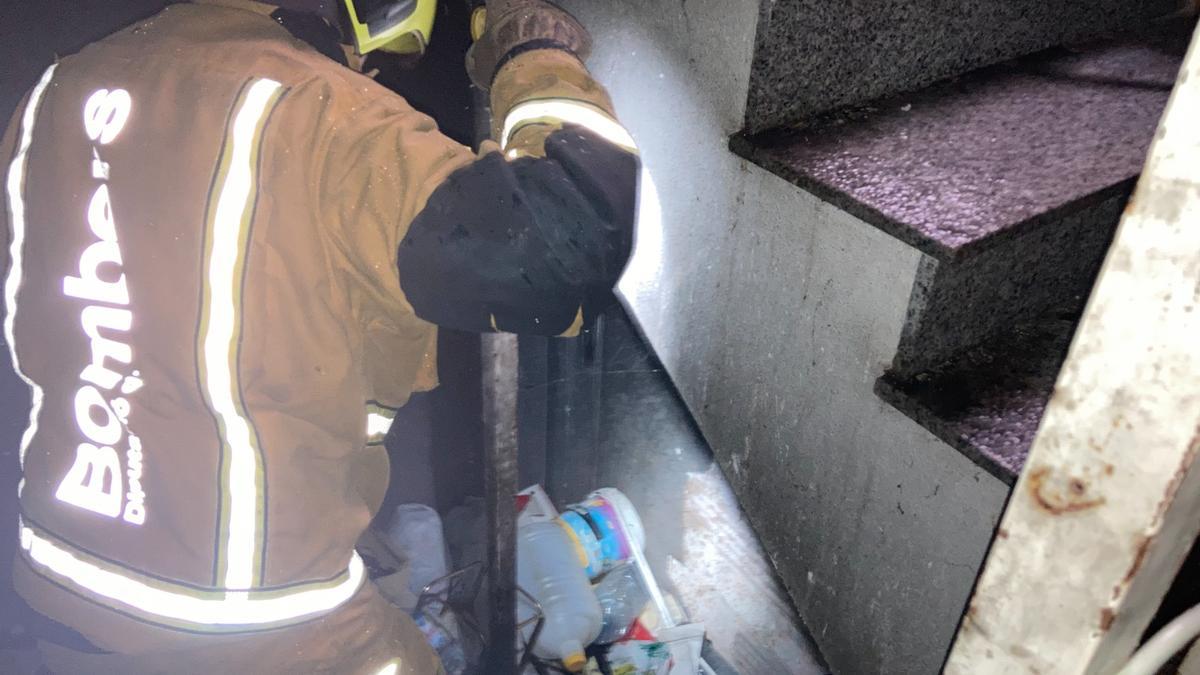 Intervención de los bomberos en Torrevieja