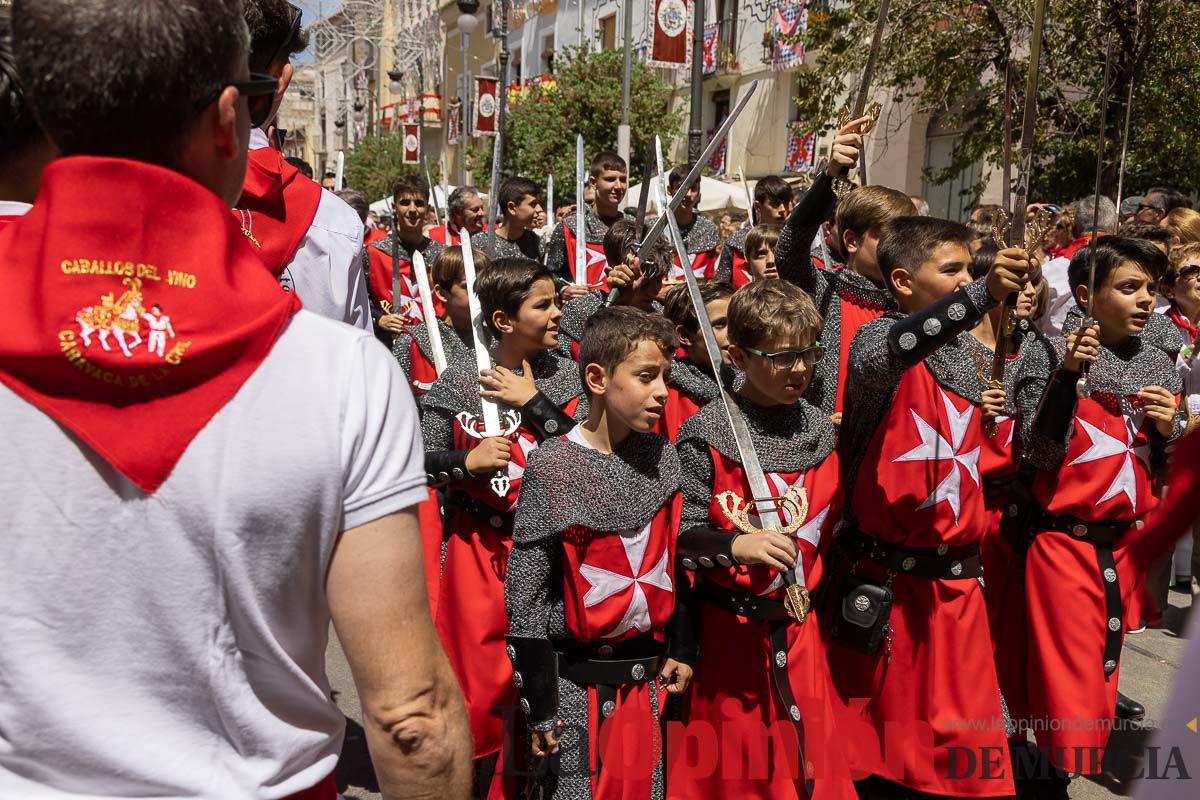 Moros y Cristianos en la mañana del dos de mayo en Caravaca