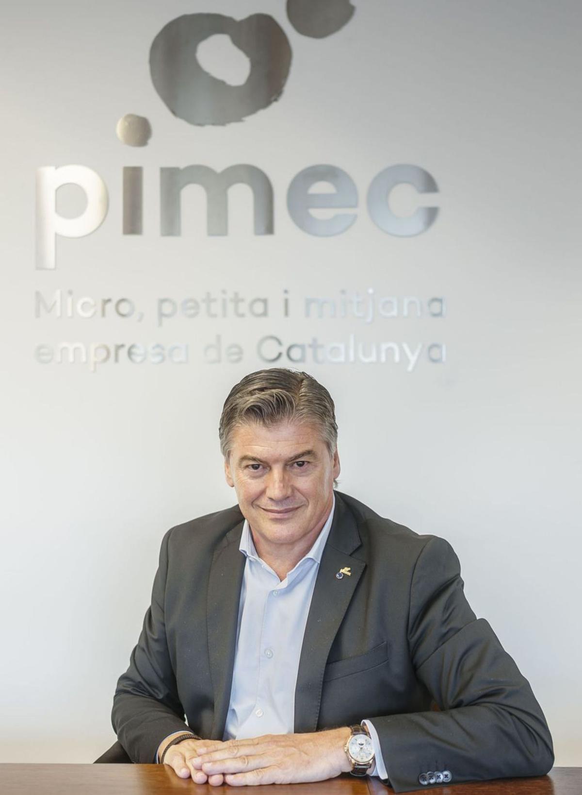 Antoni Cañete, president de PMcM i de Pimec. | ÁNGEL GARCÍA MARTOS
