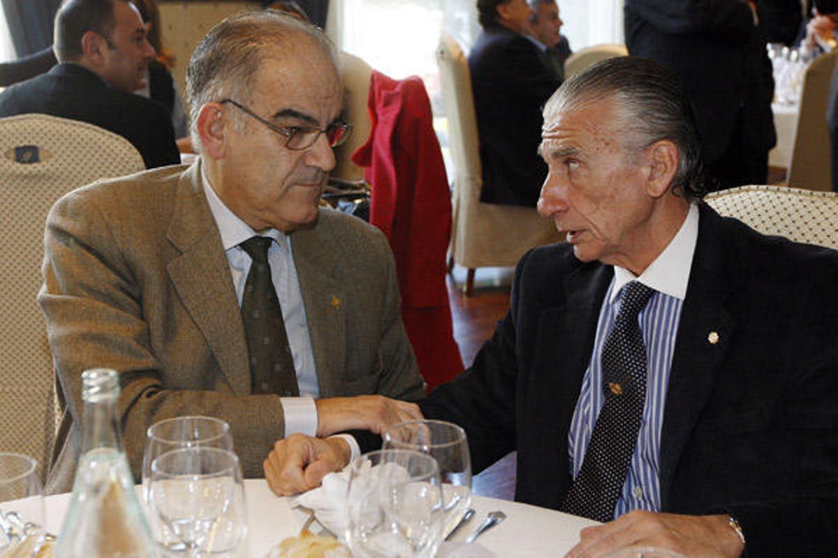 García Costas y Alvariño, durante un encuentro.  // Marta G. Brea