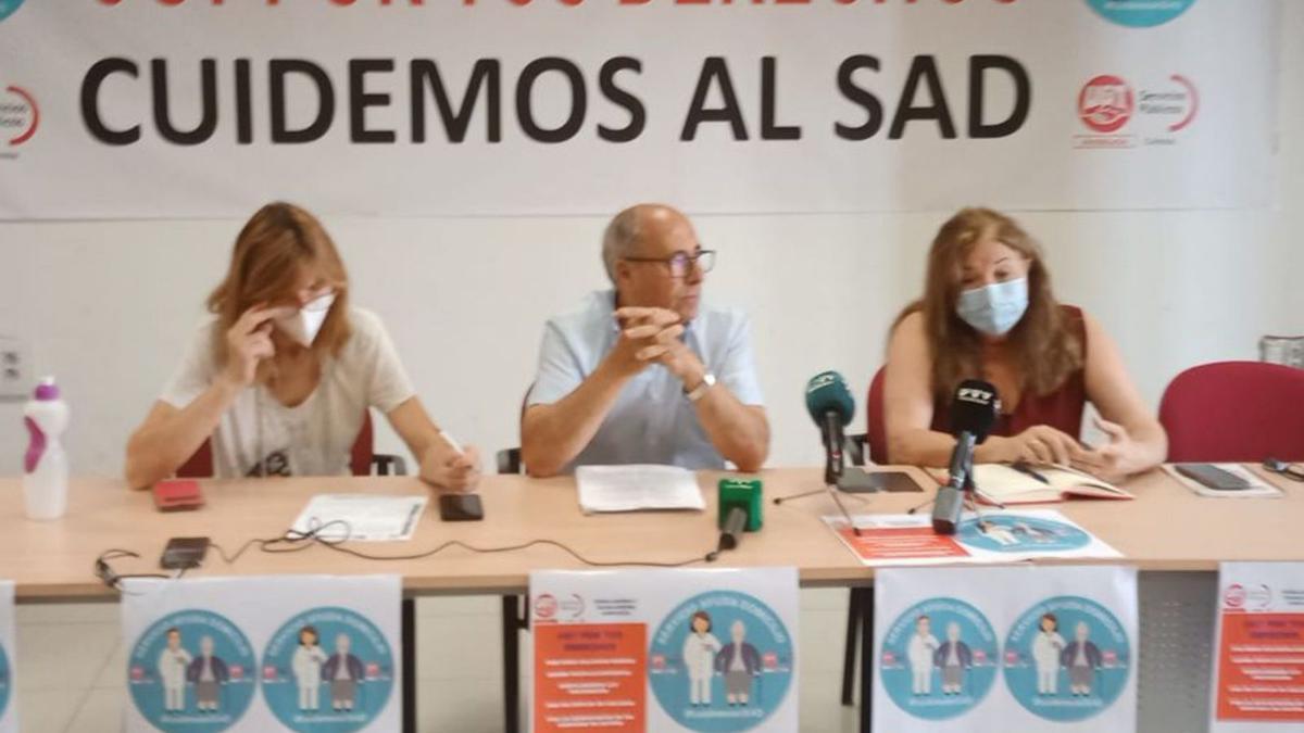 UGT valora la situación del servicio de ayuda a domicilio.