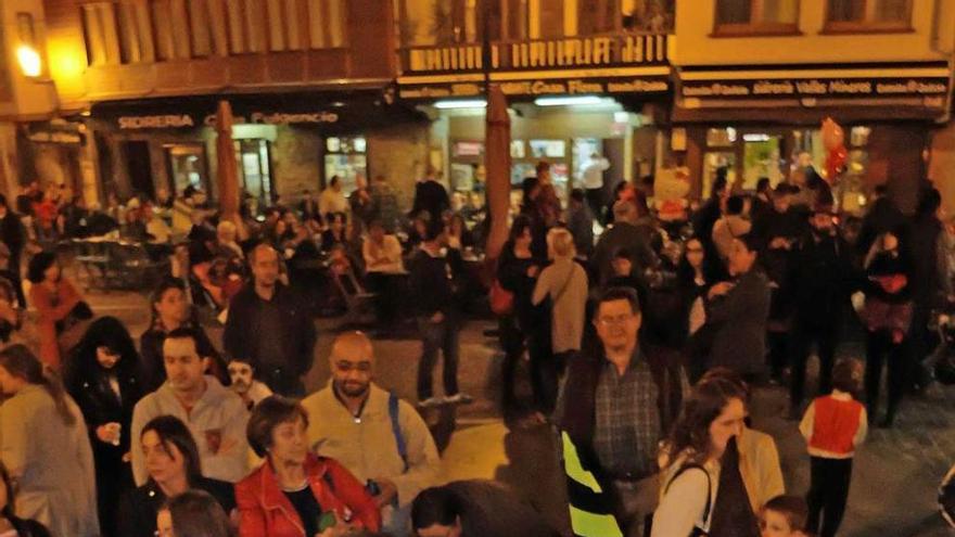 Una de las actividades organizadas ayer en Mieres.