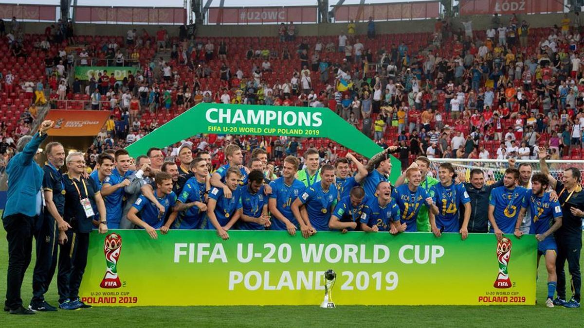 Ucrania fue campeona del mundo sub 20 en 2019