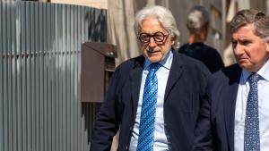 Josep Sanchez Llibre llega al funeral de Marta Ferrusola.