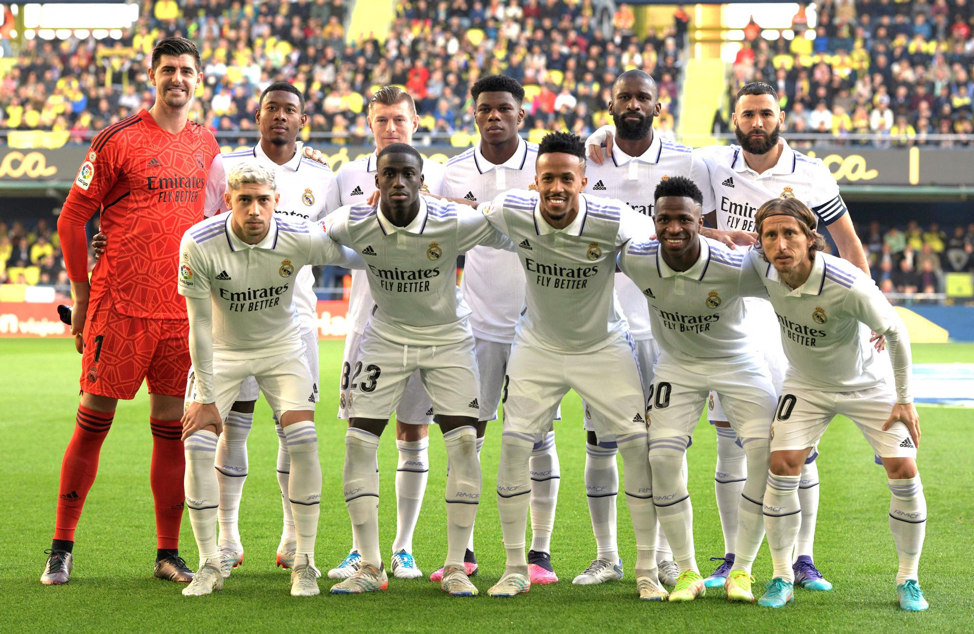 El histórico once sin españoles del Real Madrid en su derrota frente al Villarreal.