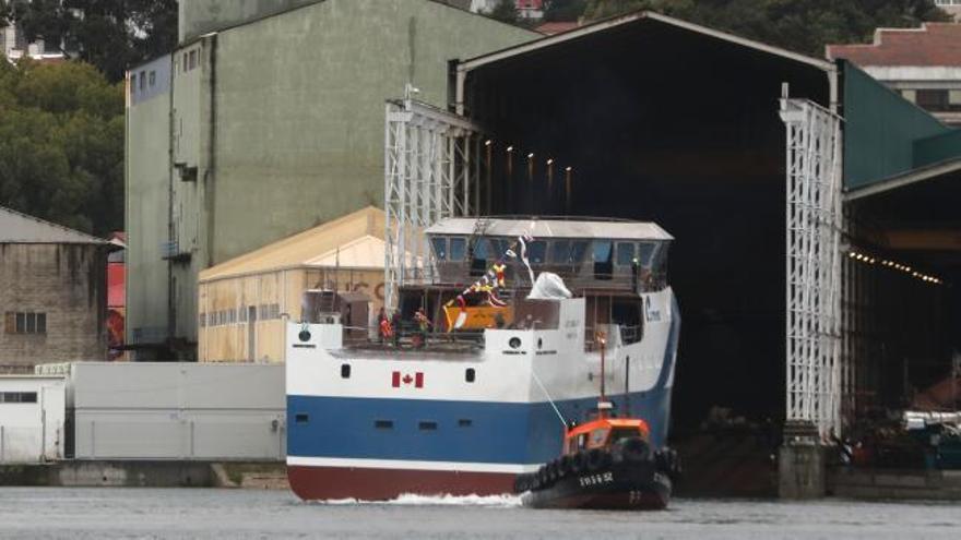 VÍDEO | Así fue la botadura del "Lady Comeau III", última construcción de Armón