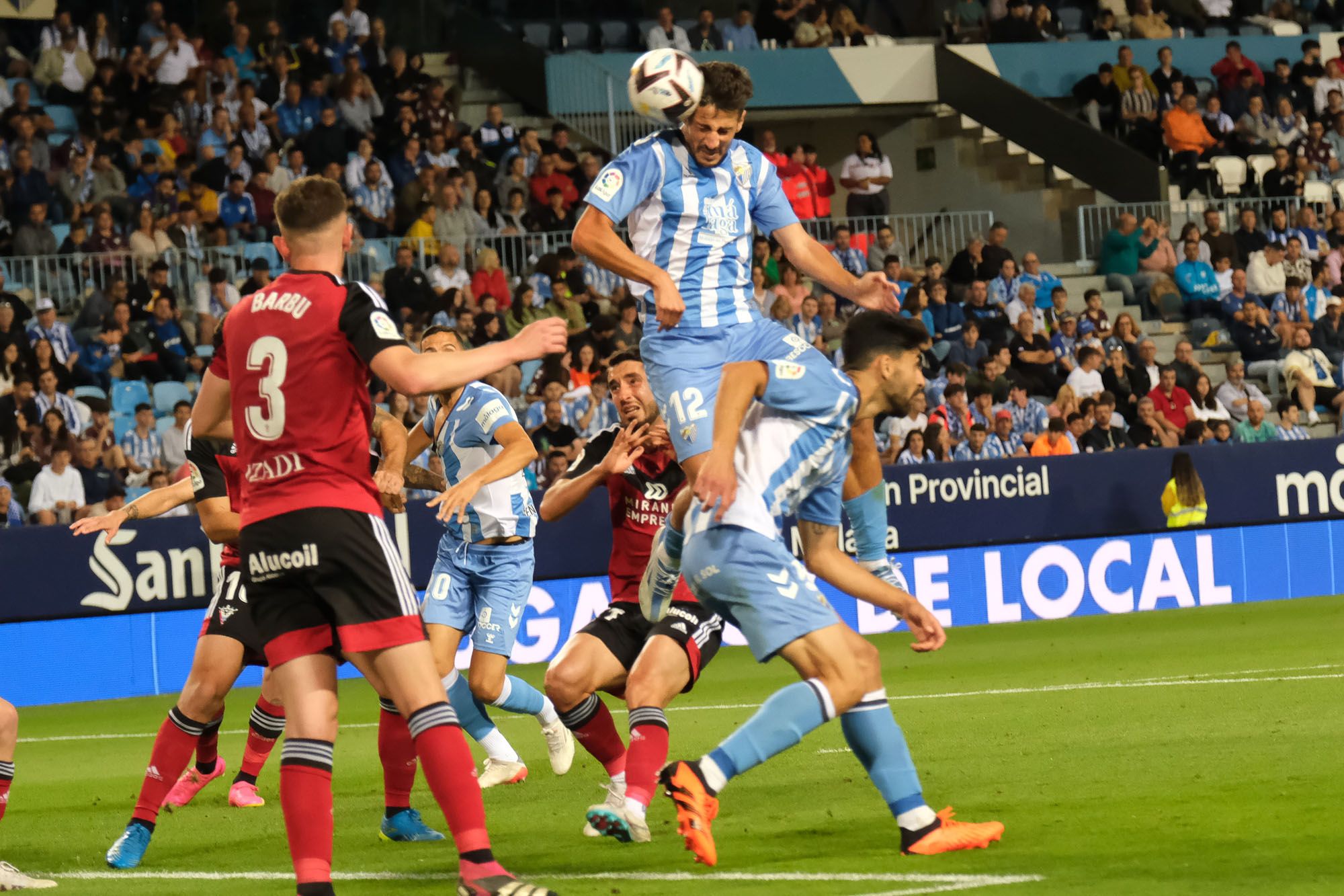 El Málaga CF - CD Mirandés, en imágenes