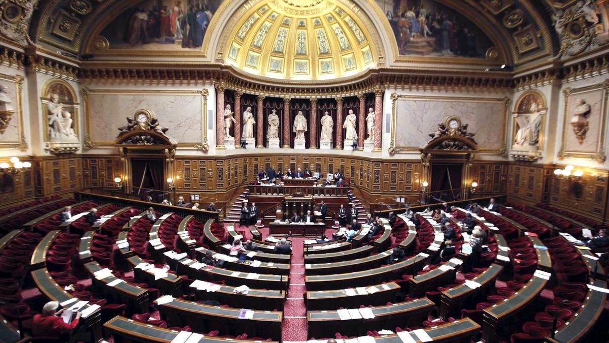 El hemiciclo del Senado de Francia, en una imagen de archivo.