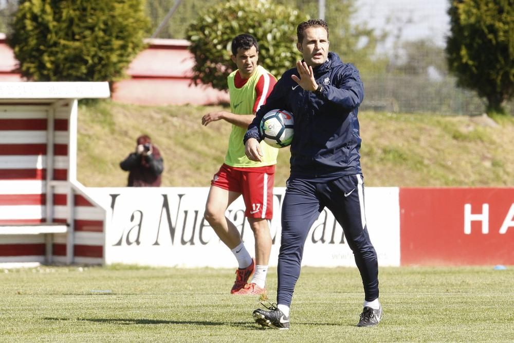 Entrenamiento del Sporting