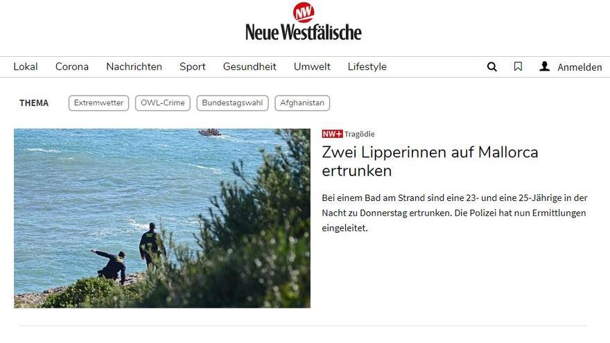 Mueren dos hermanas ahogadas en Cala Mandia: amplia repercusión en Alemania por la &quot;tragedia en Mallorca&quot;