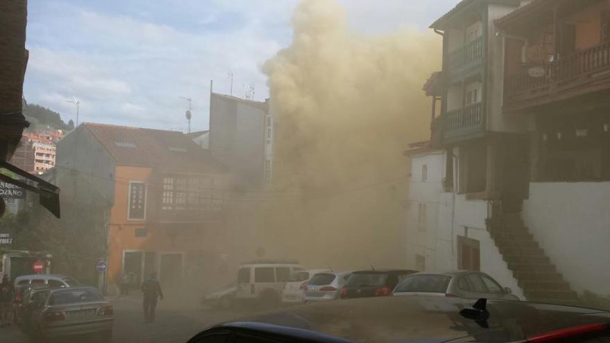 Humareda en Fonte de Unta